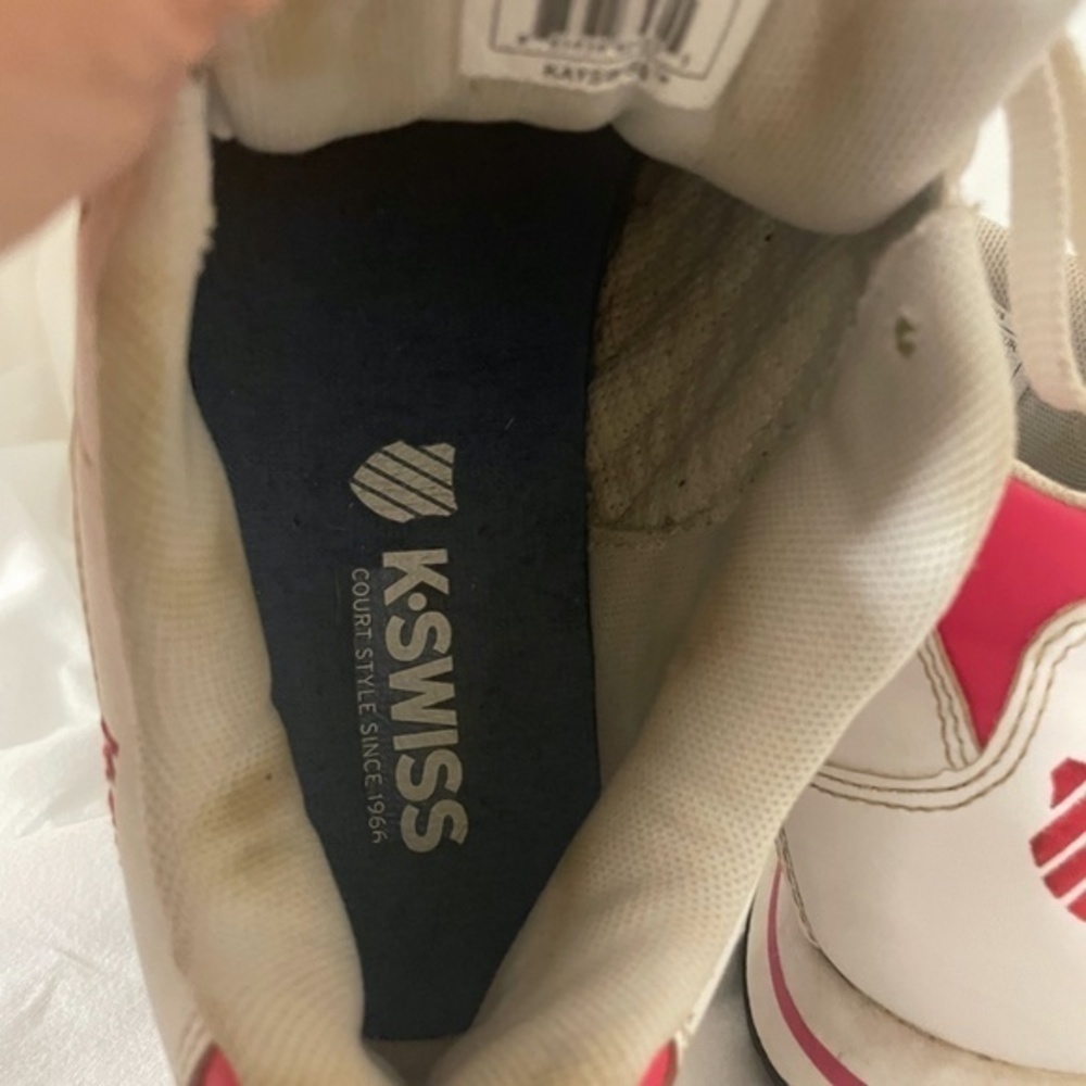 K Swiss Womens Running Shoes Pink White Size 7.5 - Picture 8 of 14